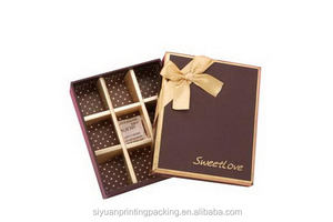 Boîtes de <span class=keywords><strong>chocolat</strong></span> vides recouvertes de luxe personnalisées en gros impression 4C d'insertion recyclée pour l'emballage de cadeau de <span class=keywords><strong>chocolat</strong></span> de qualité supérieure - Product Image 5