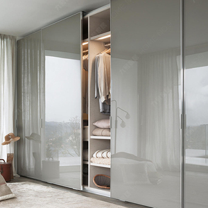 Construit dans les armoires avec porte coulissante chambre design pour dame - Product Image 1