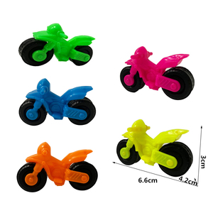 Juguetes promocionales clásicos para niños, coche deslizante de 6,6 CM, modelo de motocicleta promocional, juguete de plástico - Product Image 1
