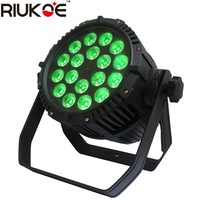 Éclairage de scène DJ extérieur, projecteur LED PAR 6-en-1 RGBWA UV 18x10W