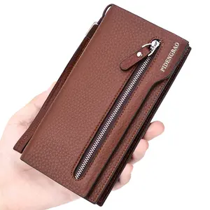 Pidengbao MW1088 Amazon Best Selling Business Men PU Card Holder Front Pocket Wallet
