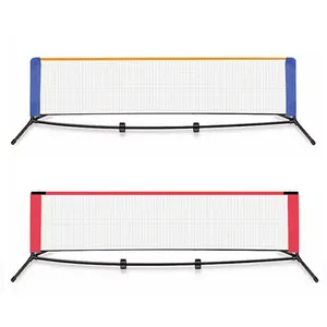 Hoge Kwaliteit Badminton Net Voor Training Draagbare Badminton Netto QLM7008A