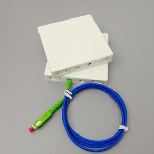 86 Type 2 Core Desktop Small Ftth roset SC Fiber Optic Wall <span class=keywords><strong>Terminal</strong></span> Box Fiber Faceplate Fiber Optic Socket Rosette Box - Product Image 6