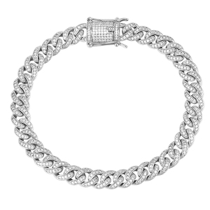 Hip Hop Bijoux En Laiton cz Paver de Nouveaux <span class=keywords><strong>Bracelets</strong></span> En <span class=keywords><strong>Or</strong></span> <span class=keywords><strong>Blanc</strong></span> Modèles pour Hommes Conçoit Des Images - Product Image 1