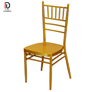Sillas Chiavari blancas modernas de acero metálico de alta calidad apilables económicas para banquetes hoteles comedores bodas fiestas - Product Image 3