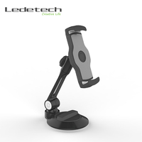 Ergonomique pliable unique d'aspiration téléphone portable tableau de bord cuisine pare-brise support de tablette pour ordinateur portable pc de bureau titulaire