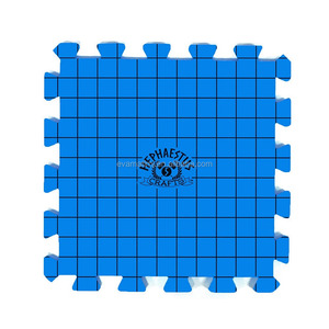 <span class=keywords><strong>Tapis</strong></span> de <span class=keywords><strong>blocage</strong></span> universel pour l'artisanat, pour tricoter, 9 planches bleues, avec grilles pour aiguille - Product Image 3