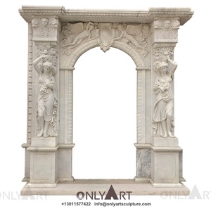 Phong cách mới Tay Chạm Khắc Đá Granite khung cửa đá cẩm thạch cột trụ cột - Product Image 2