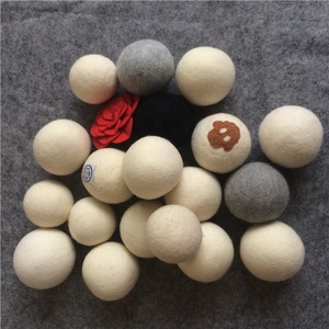 Meilleure vente 2023 boules <span class=keywords><strong>de</strong></span> séchage originales blanches 100% <span class=keywords><strong>laine</strong></span> biologique pour linge - Product Image 6