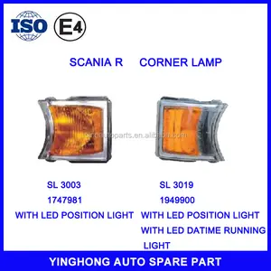 Lámpara de señal camión CONNER lámpara indicador LED lámpara 1747981 1949900 LED luz de posición para SCANIA R/P/G/T/4 T/serie de