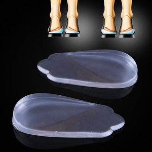 Gel de masaje de pies para pedicura ortopédica de silicona suave transparente cojín para talón trasero para bowleg - Product Image 5