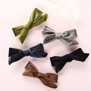 Schoolgirl Velvet Elastic Hairband Hair Accessories Custom <strong>Baby</strong> <strong>Headband</strong> - Product Image 4