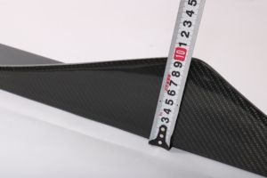 Séparateur de jupe latérale universelle en fibre de carbone, adapté à tous les véhicules Sedan, aile à bascule - Product Image 6