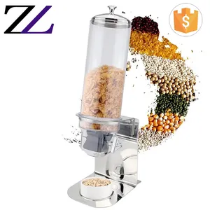 Dispensador de comida cereal, dispensador de comida para grão de café, grão de açúcar, 4l