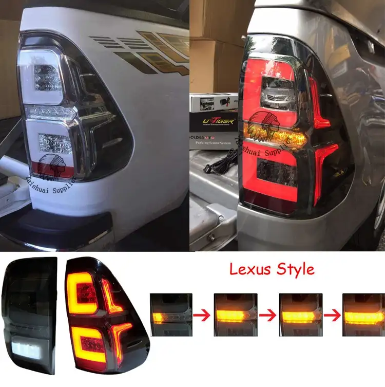 Hoge Kwaliteit Led Auto Achterlicht Brake Reverse Lamp Voor Hilux Revo 2015 + Pickup