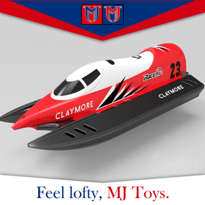 Rojo eléctrico de alta calidad hobby de alta velocidad pequeño jet genial rc barco sin escobillas para venta - Product Image 3