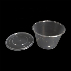 1000ml Rotondo Usa E Getta <span class=keywords><strong>Fast</strong></span> Food Contenitori Per Imballaggio, di Plastica Per Microonde Contenitori Di Stoccaggio Con Coperchio - Product Image 6