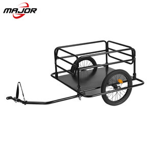 Remorque à bagages pliable pour vélo à deux roues avec bac en polyéthylène de 90 L - Product Image 5
