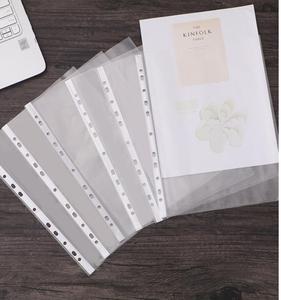 11 Lỗ Đục Lỗ Hiển Thị Rõ Ràng Sách Bỏ Túi Tập Tin Pp Matt Tấm Bảo Vệ Trong Suốt - Product Image 3