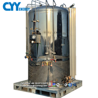Réservoir de CO2 en vrac amovible en position verticale 1,5 m3 1500 litres Stockage d'azote liquide Micro Bulk