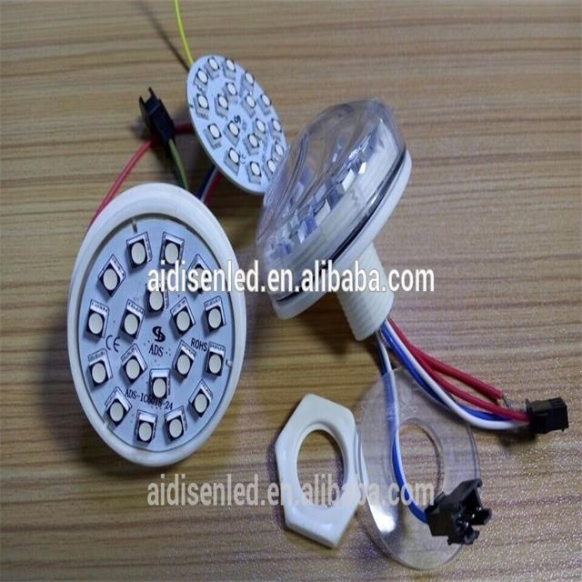 60mm ADS-IC6018 RGB LED Pixels for Amusement Rides - IP66