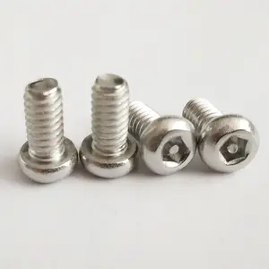 1/4-20x12mm Maschine Schraube Pan Kopf Fünfeck Mit Pin Anti-theft Sicherheit Schrauben