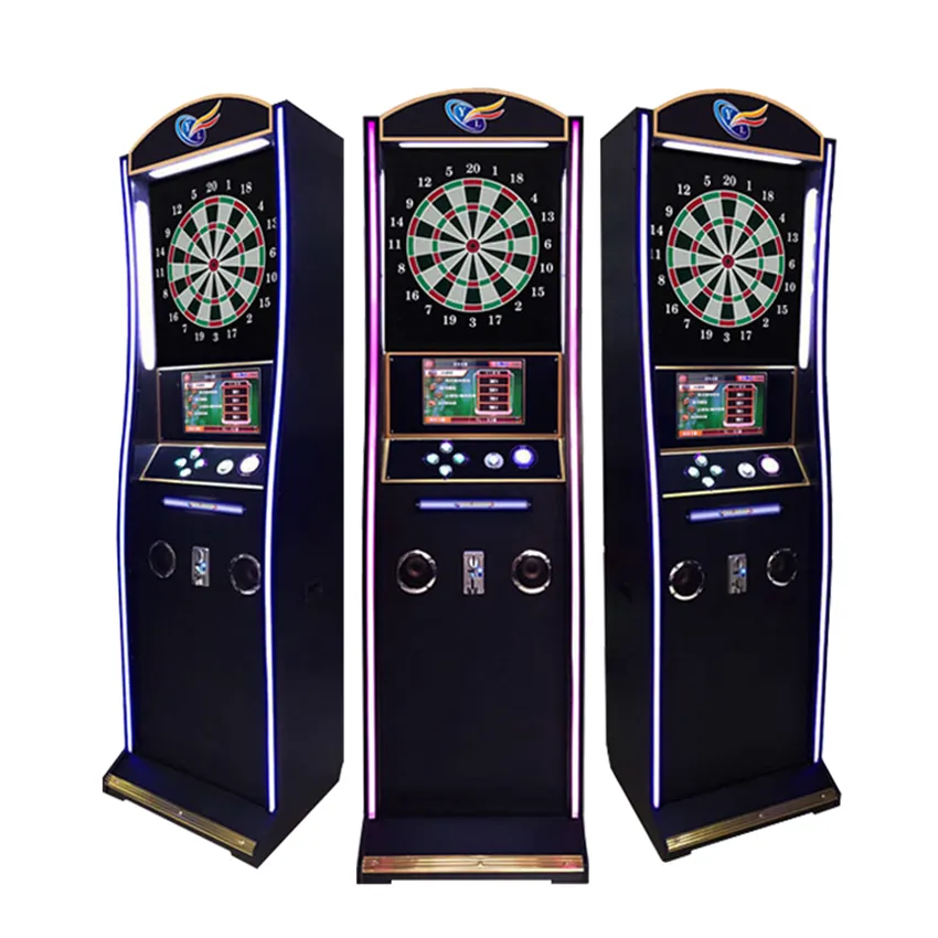 Máquina de juegos de arcade electrónicos de entretenimiento que funciona con monedas de Interior de dardos de lujo