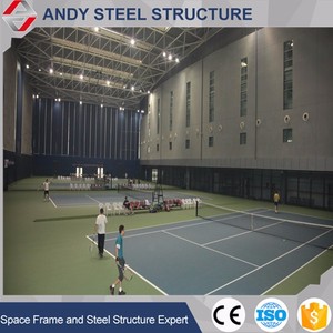 pulvérisation peinture à faible en acier <span class=keywords><strong>au</strong></span> carbone espace structure en treillis toit couvrant pour terrain de <span class=keywords><strong>badminton</strong></span> - Product Image 2