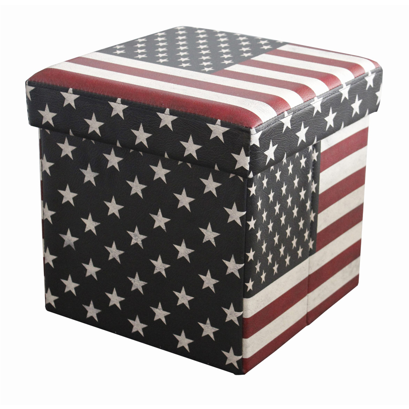 Grande qualité pliable rectangle triangle pouf