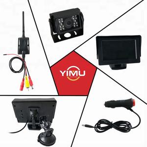 2,4 GHz Digital Wireless 4,3 zoll Monitor Lkw Bus Nachtsicht Rückansicht Rückfahrkamera Rückfahrkamera System - Product Image 5
