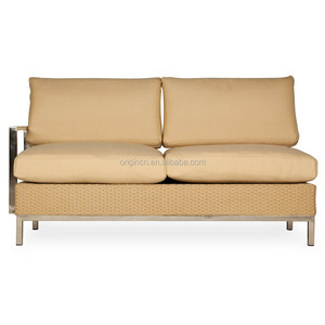Conjunto de sofás de lujo en forma de U para terraza, porche y patio, muebles de exterior de ratán bali, color beige, <span class=keywords><strong>2020</strong></span> - Product Image 3