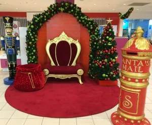 Grande decorazione natalizia babbo natale natale cassetta della posta festiva forniture per feste centri commerciali di capodanno feste estive dipinte