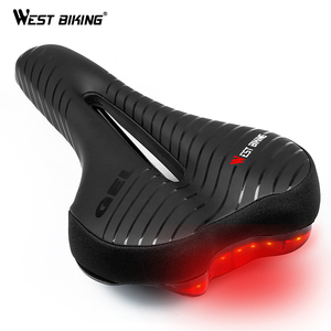 <span class=keywords><strong>Selle</strong></span> de vélo de montagne confortable et imperméable en PU, coussin en mousse de polyuréthane hautement élastique - Product Image 5