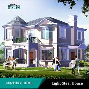 Montaje rápido de lujo moderno de lujo ligero prefabricada de acero casa con estructura perfecta - Product Image 2