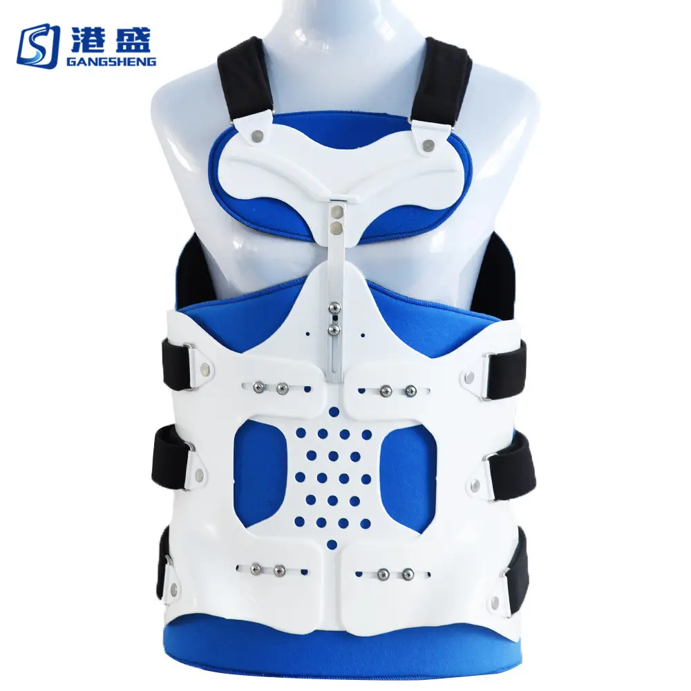 Lumbar Spine Orthosis,Adjustable Cervical Thoracic Orthosis Lumbar Support Collar Vertebra Neck Brace Support Adjustable Tractio