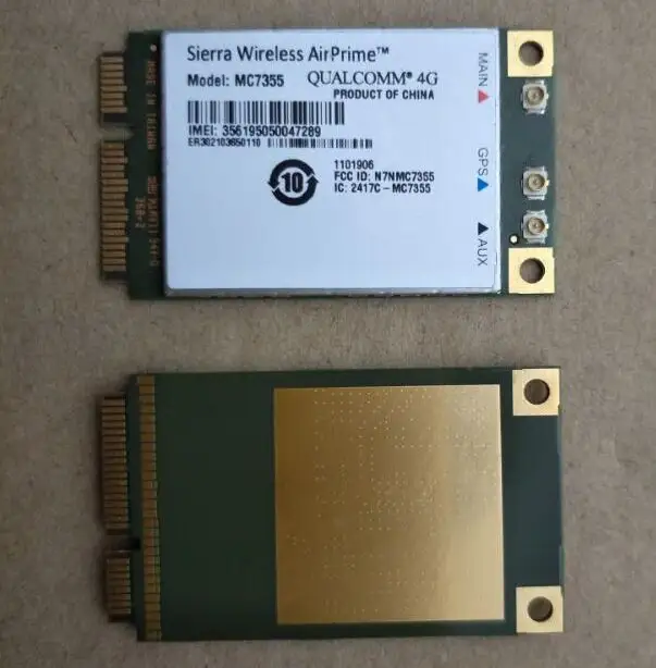 Sierra Wireless 4G LTE HSPA + GSM GPRS PCIEฝังโมดูลMC7355