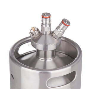 Yeni 304 paslanmaz çelik bira growler mızrak mini fıçı bira otomatı top kilitli kitleri al yapımı bira growler Homebrew mızrak - Product Image 2