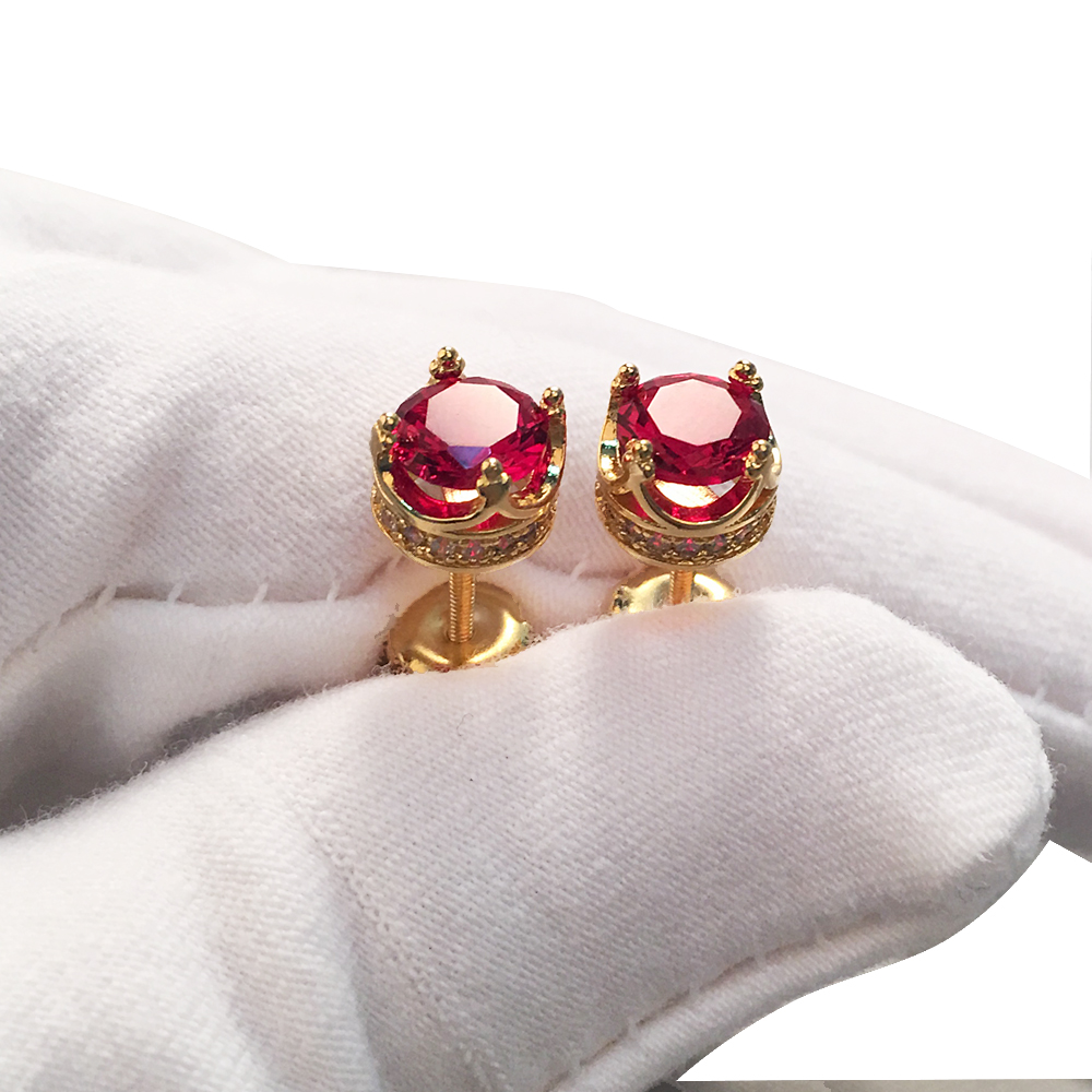 Single Stone Earrings Designs Shop Single Stone Gold Stud Earrings
