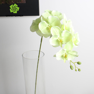 Grosse tête de soie <span class=keywords><strong>orchidée</strong></span> fleur artificielle pour la <span class=keywords><strong>d</strong></span>écoration murale - Product Image 3