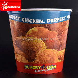 Sunkea precio de fábrica 170 oz de alta capacidad de comida rápida pollo frito cubo - Product Image 4
