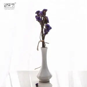 New design fine bone china modern home chinese ceramics white flower vase