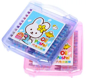 Hot Bán 12 Cái Không Độc Hại Nhựa Trường Hợp Dầu Pastel Máy