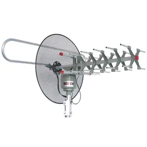 Antena analógica para área externa, rotatória, alto ganho, uhf/vhf, antena Gr-883X, fonte de fábrica, fácil de instalar e operar, venda imperdível