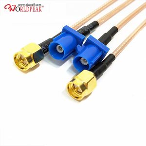 Araba Jumper uzatma <span class=keywords><strong>Fakra</strong></span>/SMB C tipi erkek <span class=keywords><strong>SMA</strong></span> fiş/erkek RG316 Pigtail meclisi - Product Image 5