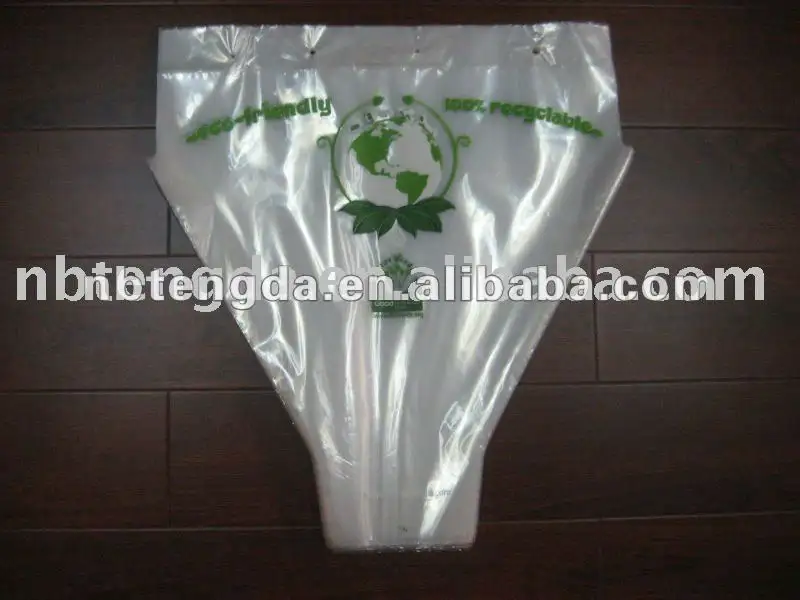 Hdpe 플라스틱 인쇄 신선한 꽃 슬리브 가방 포장