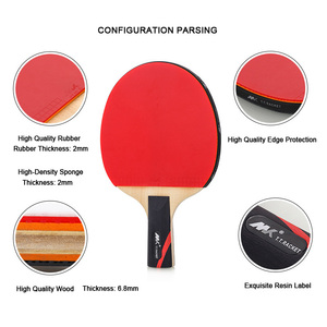 Ensemble de raquettes de <span class=keywords><strong>ping</strong></span>-<span class=keywords><strong>pong</strong></span> en bois avec logo/couleur personnalisés en usine, <span class=keywords><strong>raquette</strong></span> de tennis de table <span class=keywords><strong>5</strong></span> étoiles pour l'entraînement - Product Image 6