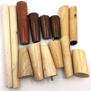 HUAWEI alta durezza Slide legno mobili gamba a forma di cono in legno divano gamba con vite - Product Image 4