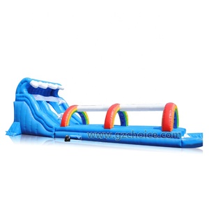 Nhà Máy Giá Inflatable cầu vồng trượt nước với hồ bơi trượt bơm hơi - Product Image 2