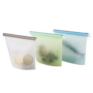 <span class=keywords><strong>Amazon</strong></span> Vente Chaude Silicium Réutilisable <span class=keywords><strong>Vide</strong></span> Alimentaire D'étanchéité Silicone Sac De Rangement des Aliments - Product Image 1