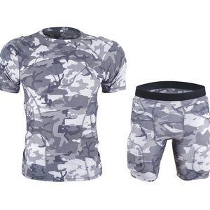 Camo degli uomini di guardia di sicurezza sport imbottito <span class=keywords><strong>camicia</strong></span> di compressione - Product Image 1